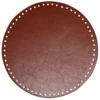 Go Handmade Taske/Kurve Base, PU Læder, Rund, 25 cm
